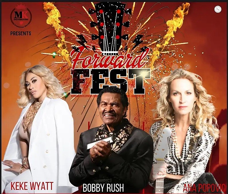 Forward Fest entertainers will include Keke Wyatt, Bobby Rush, and Ana Popovic, among others. (Special to The Commercial)