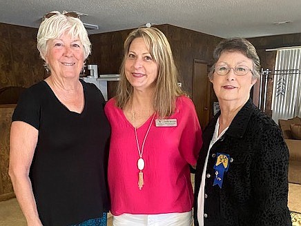 From left are Program Director Anne Head, Berryhill and President Ann Martin. - Submitted photo
