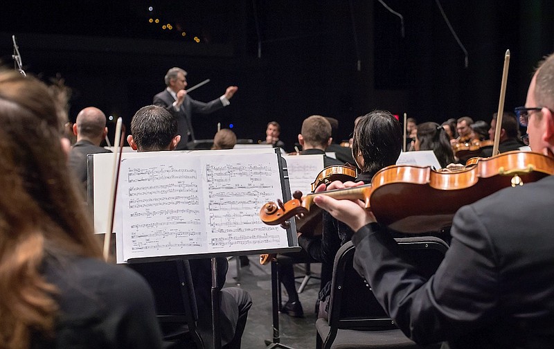 Musicians travel to Northwest Arkansas from around the world to perform in the Artosphere Festival Orchestra under the baton of acclaimed Maestro Corrado Rovaris.

(Courtesy Photo)