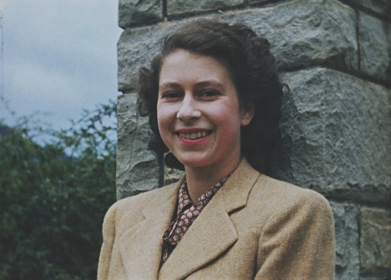 An image taken from the video 'Elizabeth: The Unseen Queen' of 20-year-old Princess Elizabeth on a visit to South Africa in 1947. A new documentary set to be released will reveal unseen footage of Queen Elizabeth II. The BBC has been given broad access to a huge archive of homemade films shot by the Queen, her parents and her husband, the Duke of Edinburgh. The film is being made in conjunction with upcoming celebrations for the Queen's Platinum Jubilee. (The Royal Collection via BBC Studios via AP)