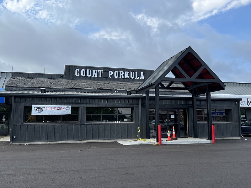 Count Porkula has a May 26 target to open at 10840 Maumelle Blvd., North Little Rock. (Arkansas Democrat-Gazette/Eric E. Harrison)