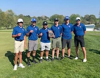 The Pintos qualified for State by finishing second place at the District Tournament in Richmond with a combined team score of 368.