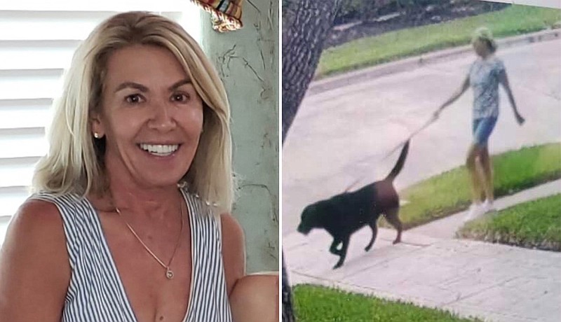 Sherry Noppe and her dog went missing on May 3, authorities said. For days, a group of volunteers and rescuers searched nearby areas with thermal drones. MUST CREDIT: Courtesy of Harris County Precinct 5.