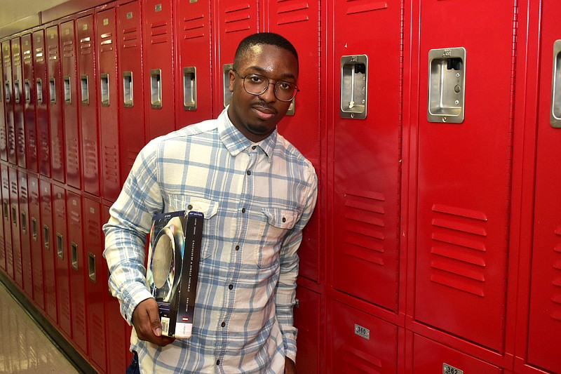 Micah Thomas is graduating from the halls of Dollarway High School as valedictorian. (Pine Bluff Commercial/I.C. Murrell)