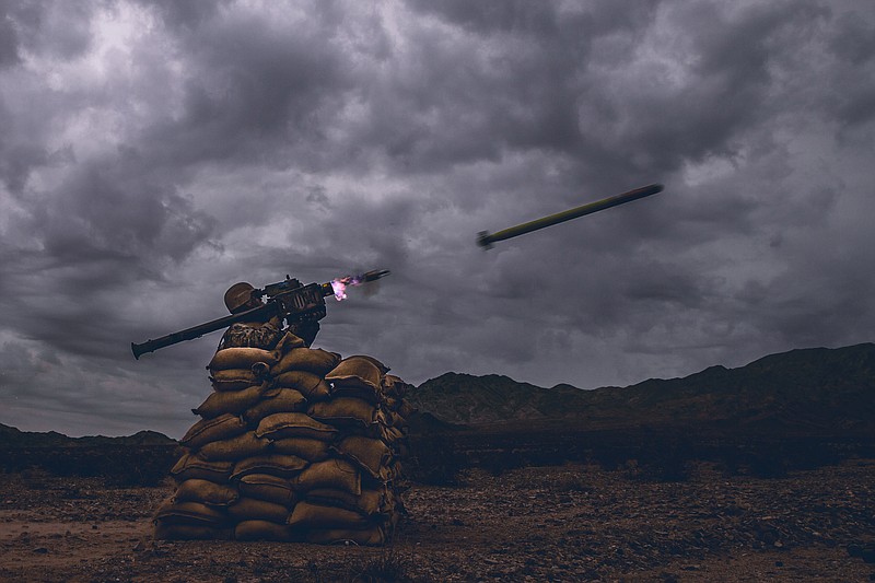 U.S. Marines in Twentynine Palms, Calif., test Stinger missiles during a training exercise. MUST CREDIT: Lance Cpl. Rachel Young/Marine Corps Air Ground Combat C.