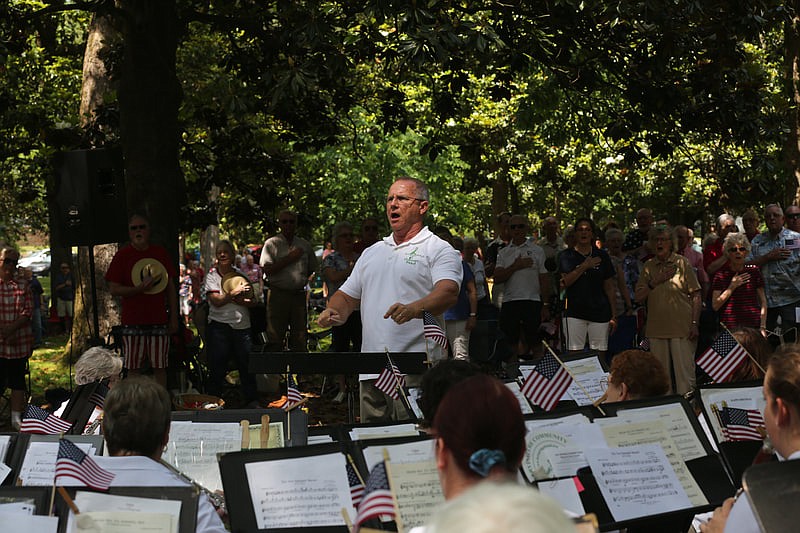 The 2019 Memorial Day concert is shown in a photo provided by the Hot Springs Concert Band.  - Submitted photo