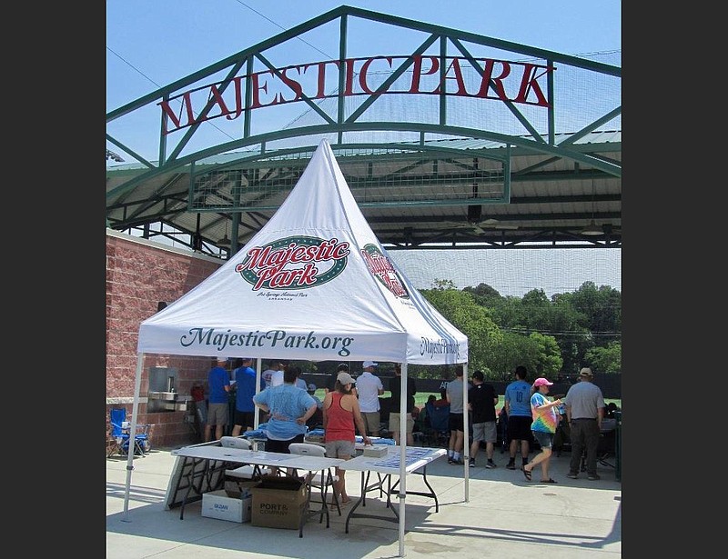 Majestic Park is billed as the place “where baseball’s past meets baseball’s future.” (Special to the Democrat-Gazette/Marcia Schnedler)