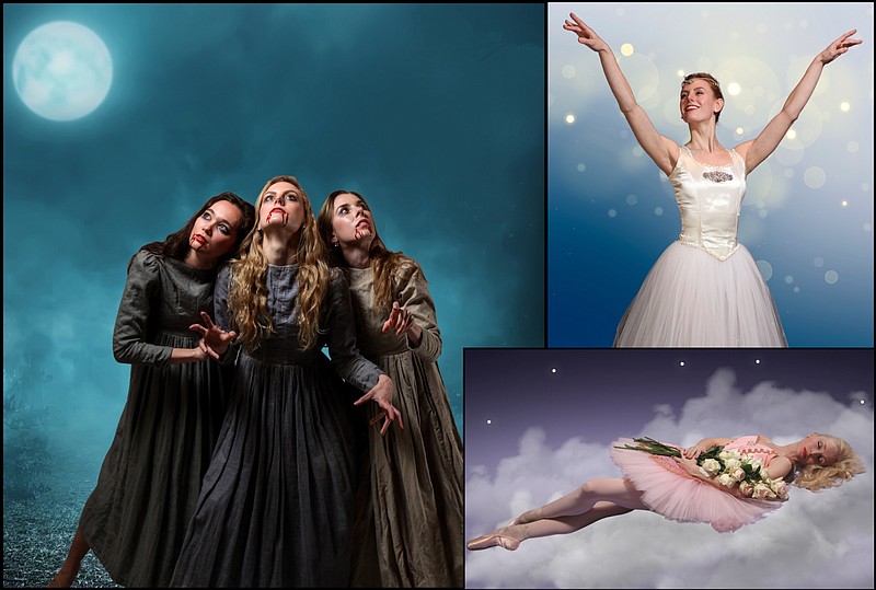 A world premiere ballet based on Bram Stoker’s “Dracula,” a program of new works and Peter Tchaikovsky’s “The Nutcracker” and “Sleeping Beauty” are on Ballet Arkansas’ 2022-23 season. (Special to the Democrat-Gazette/Photos by Melissa Dooley Photography)