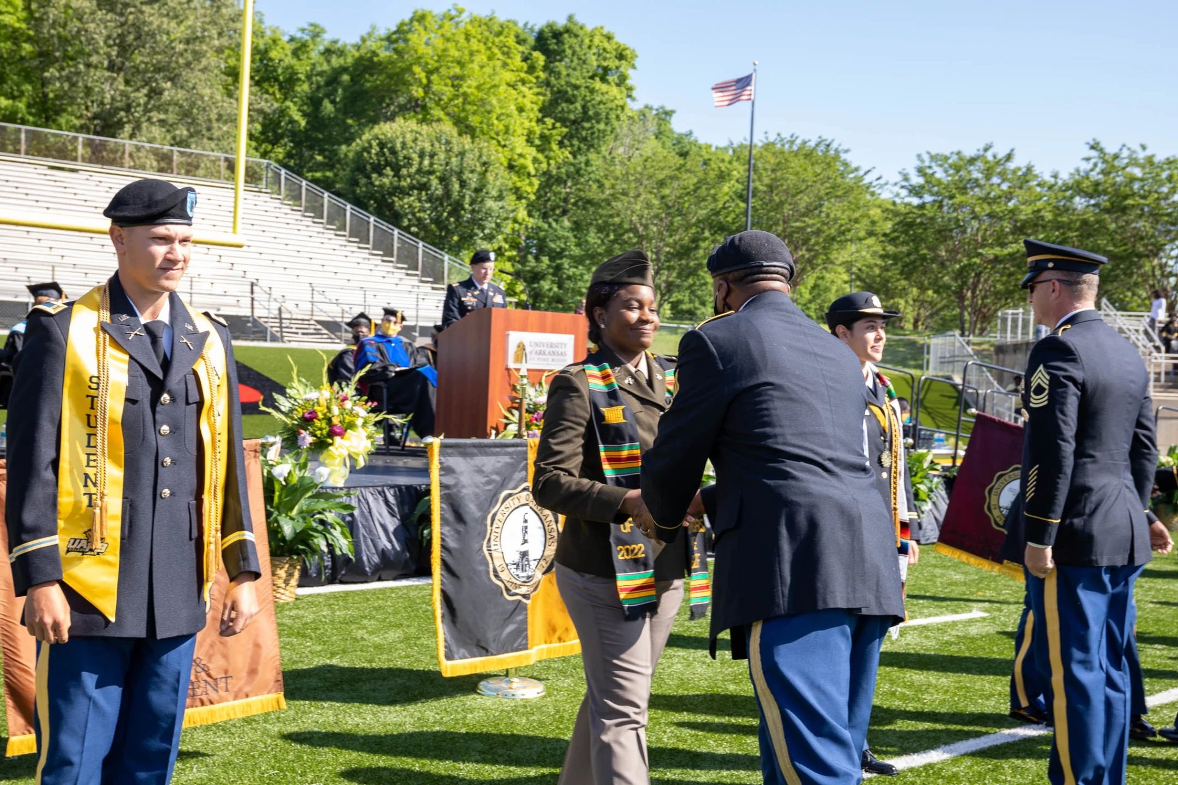 ROTC graduates commissioned