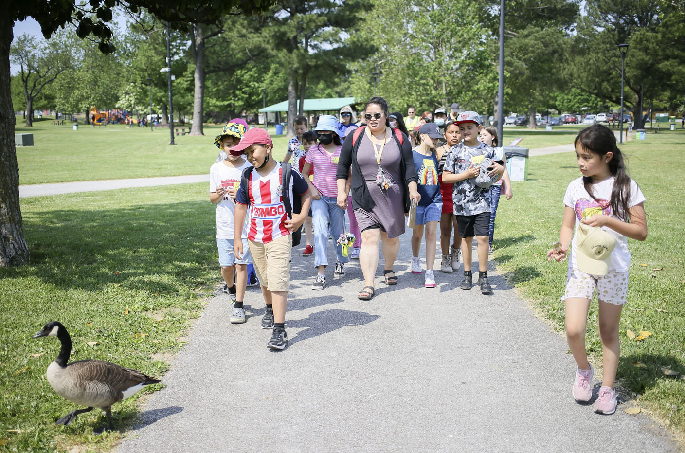 Walking the trail that tells a tale: Springdale EAST students create story walk in Murphy Park - Vimarsana News