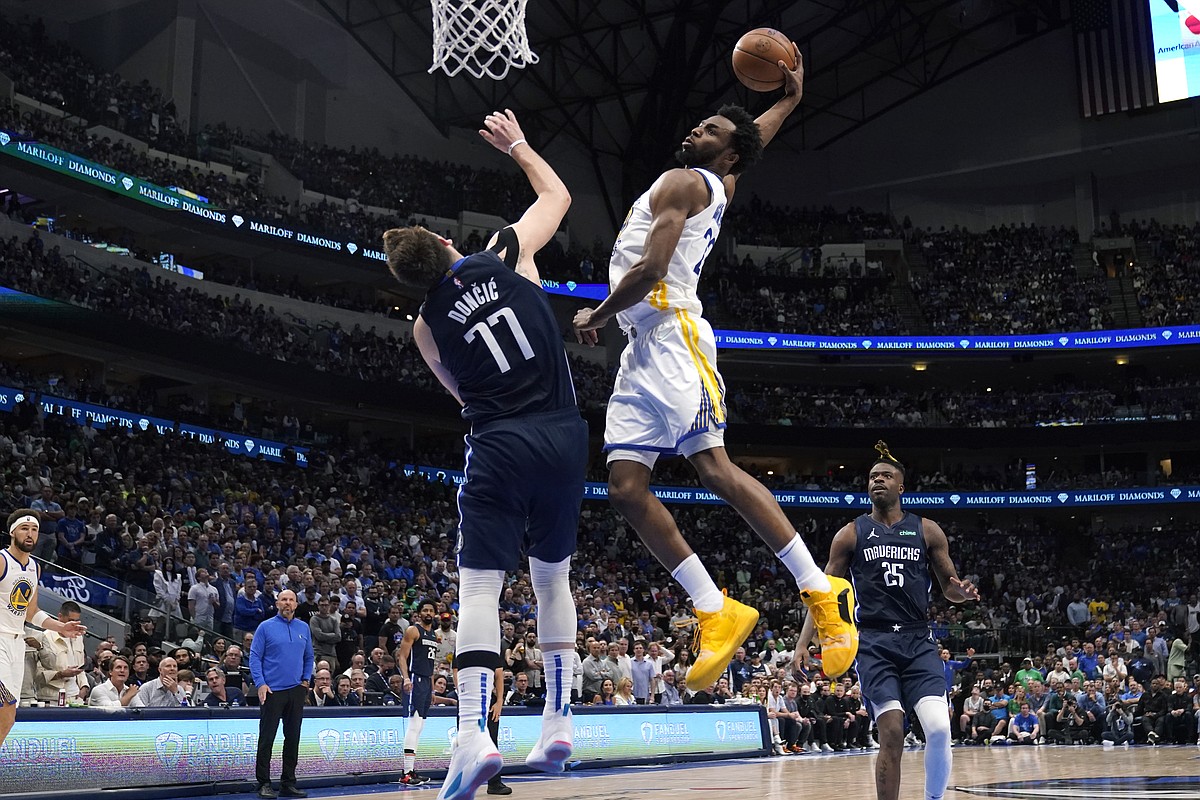 Wiggins, Warriors dunk Mavericks 109-100 for 3-0 series lead