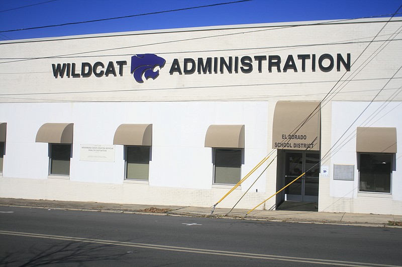 The El Dorado School District Administration building is seen in this News-Times file photo.