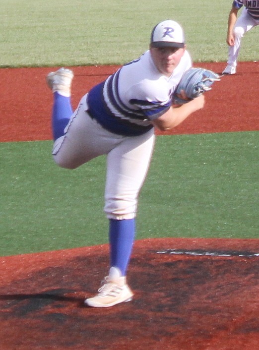 Senior Logan Cinotto allowed two runs on three hits against Putnam County on Wednesday. Cinotto threw 12 strikeouts on 107 pitches in six innings for the Indians.