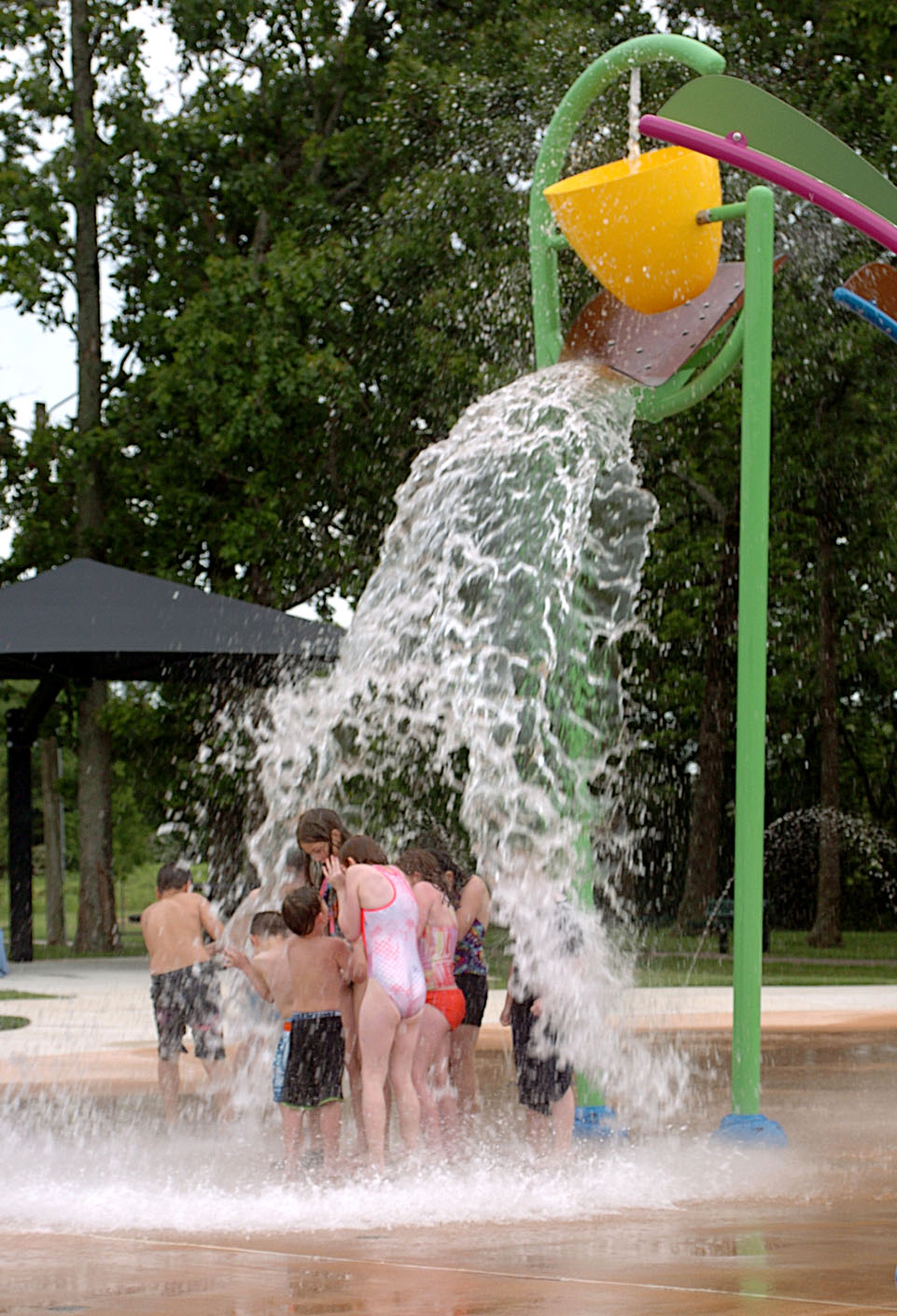 Gentry splash pad brings cool fun for area children The Arkansas