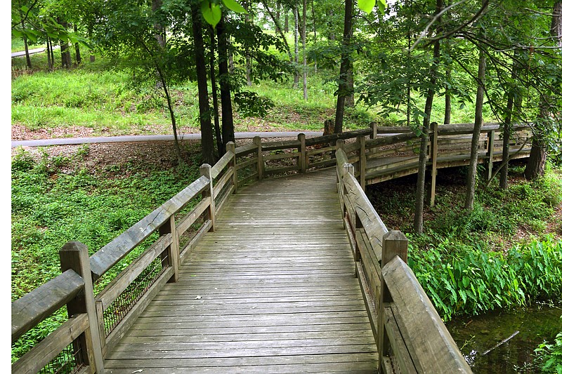 Entergy Park has much to offer, including nearly 3 miles of trails. - Photo by Corbet Deary of The Sentinel-Record
