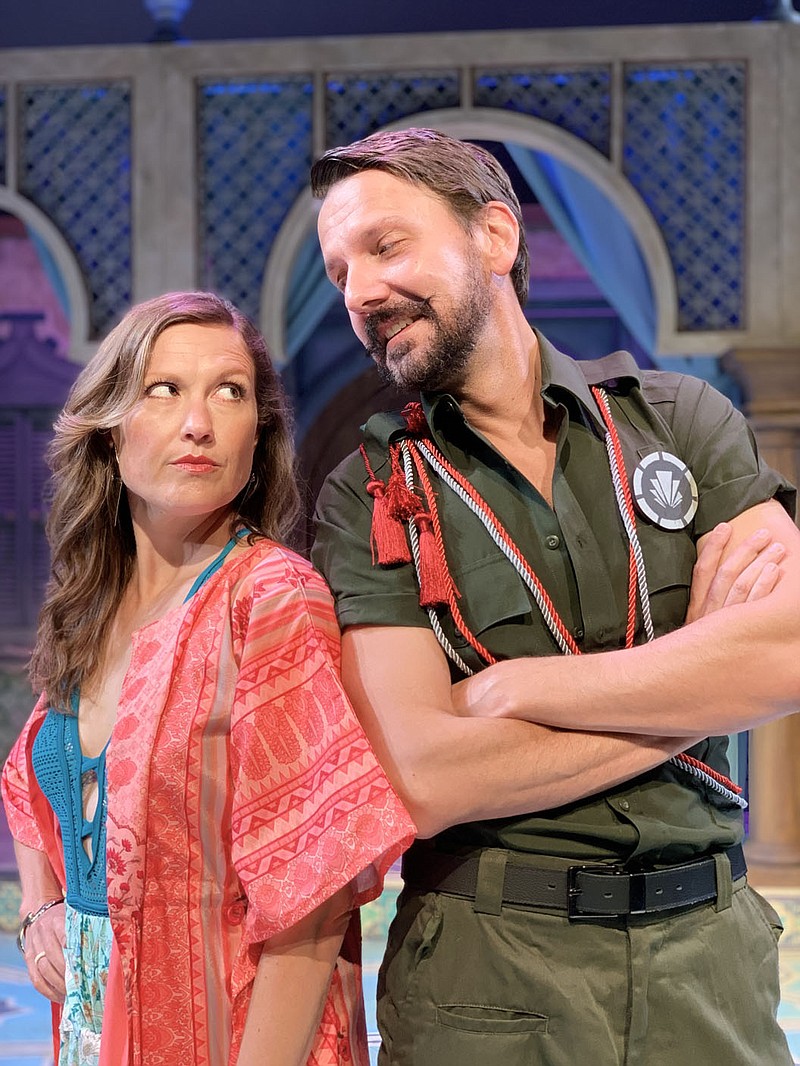 Betsy Crouch Jilka and Steven Marzolf star as Beatrice and Benedick in a collaborative production of “Much Ado About Nothing,” on stage June 16-18 in Fayetteville.

(Courtesy Photo)