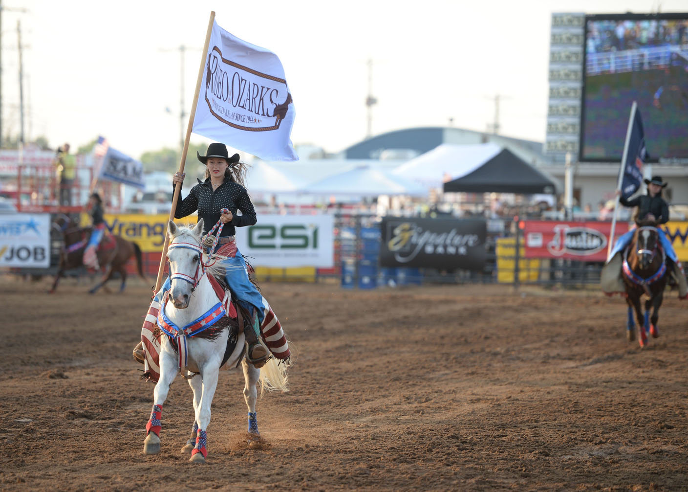 The Next Generation Rodeo of the Ozarks ropin’ fans in young