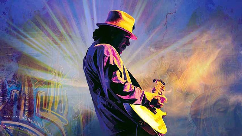 Carlos Santana, performing July 12 at the Walmart AMP  in Rogers