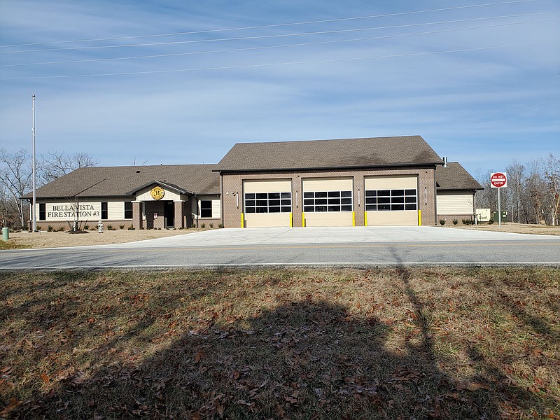 File photo Bella Vista’s recently-opened Fire Station 3 features ambulance service, which was not possible in the former, smaller Station 3.