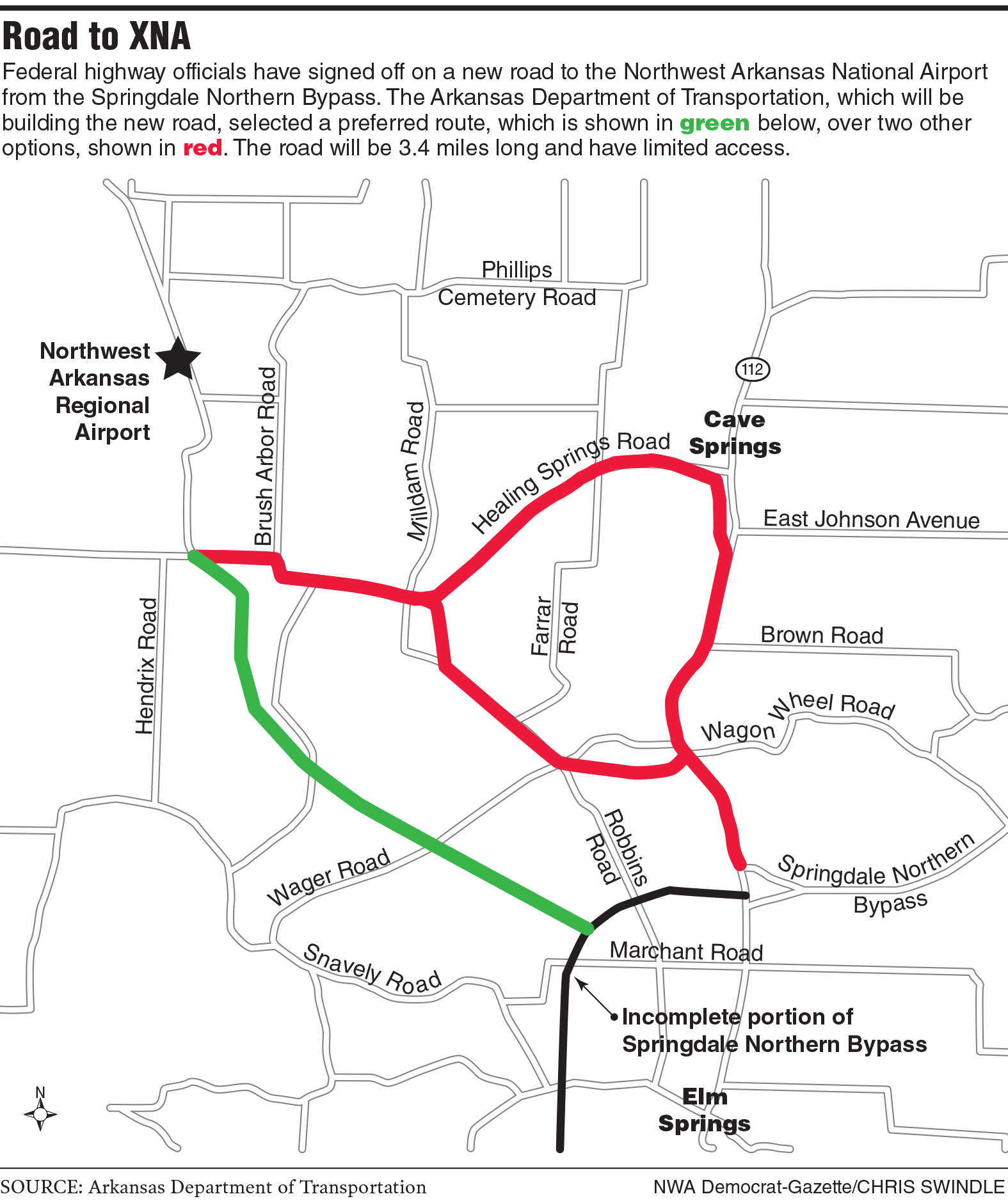 New Access Road To Northwest Arkansas National Airport Approved By ...