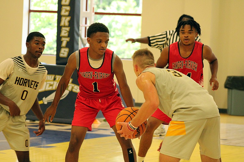 Camden Fairview and Harmony Grove compete at SAU Tech’s Basketball Camp