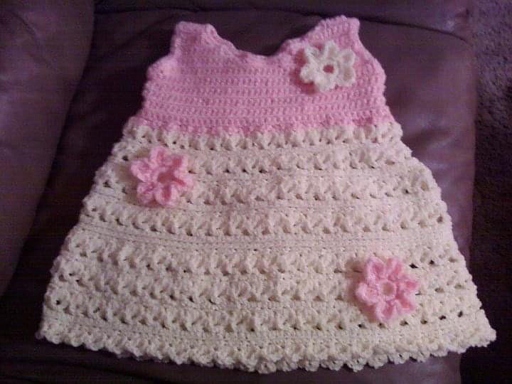 Turpin also creates more traditional crochet projects like baby dresses and afghans.

(Courtesy photo)