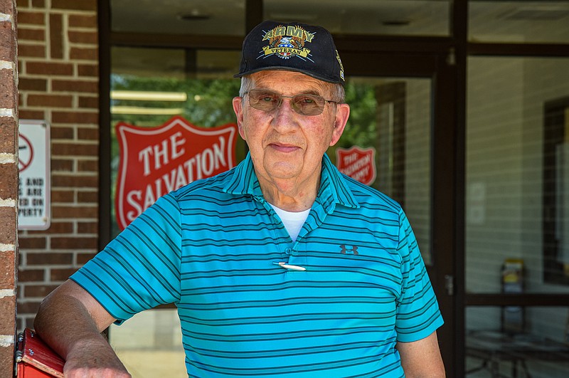 Alan Mudd poses at the Salvation Army Center of Hope where he serves on the board of directors and the grounds committee. (Julie Smith/News Tribune photo)