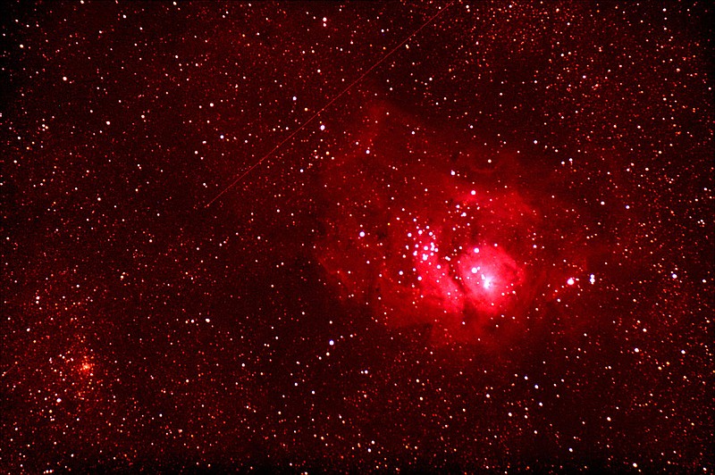 David Cater/Star-Gazing
Pictured is an image of the Lagoon Nebula in Sagittarius, a rich star-forming region in the Milky Way.