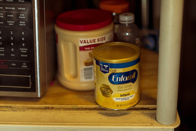 A packet of Enfamil in Rosa Diaz's home in Homestead, Fla. MUST CREDIT: Photo by Saul Martinez for The Washington Post.