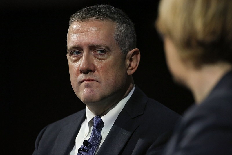 James Bullard, president and chief executive officer of the Federal Reserve Bank of St. Louis, pauses during an interview at the 2019 Monetary and Financial Policy Conference at Bloomberg's European headquarters in London.

(Bloomberg News WPNS)