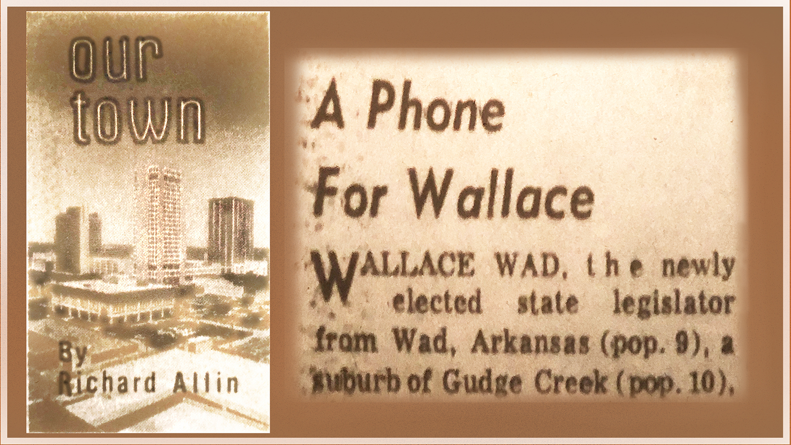 Remember when Richard Allin's column tickled Gazette readers with tales of Wad and Gudge Creek, Arkansas? - Vimarsana News