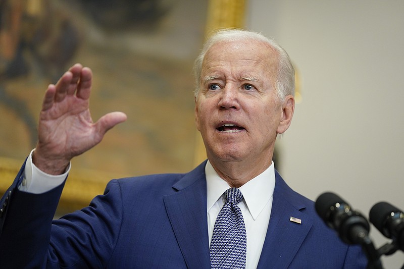 President Joe Biden acknowledged the limitations of his office and called on voters to elect lawmakers who can pass a national law.
(AP/Evan Vucci)