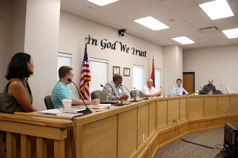 LYNN KUTTER ENTERPRISE-LEADER
The board of directors for Heartland Advanced Medical Manufacturing Regional Cluster held its July meeting at Farmington City Hall. Mayor Ernie Penn chairs the board of directors. The next meeting will be Sept. 9 in Tahlequah, Okla.