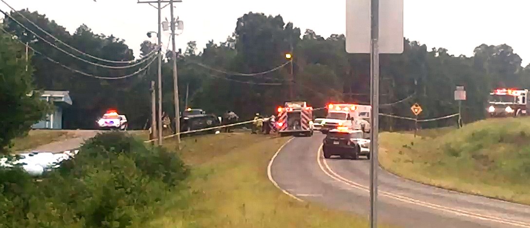 WATCH: Multi-county pursuit ends in wreck on East Grand | Hot Springs ...