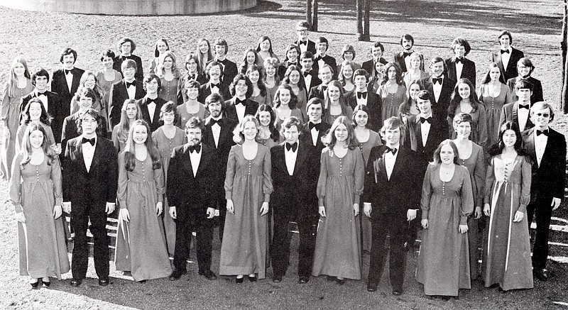 The 1974 Hendrix College Choir is shown. - Submitted photo