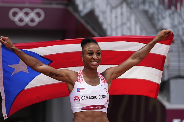 Hurdler cherishes Olympic gold for Puerto Rico