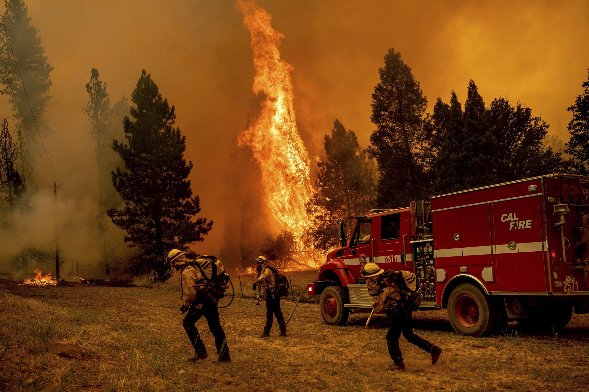 6,000 ordered to flee as fire spreads near Yosemite - Vimarsana News