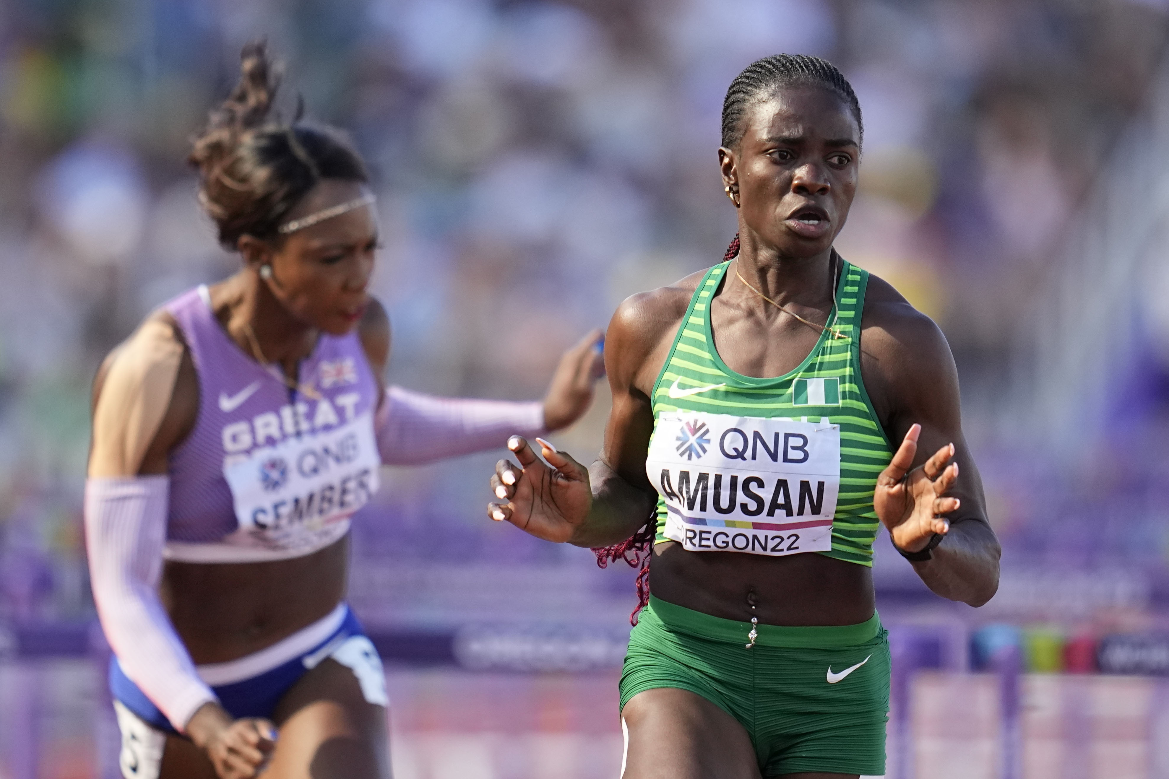 Hurdler Amusan Sets Surprise Record In 100-meter At Worlds