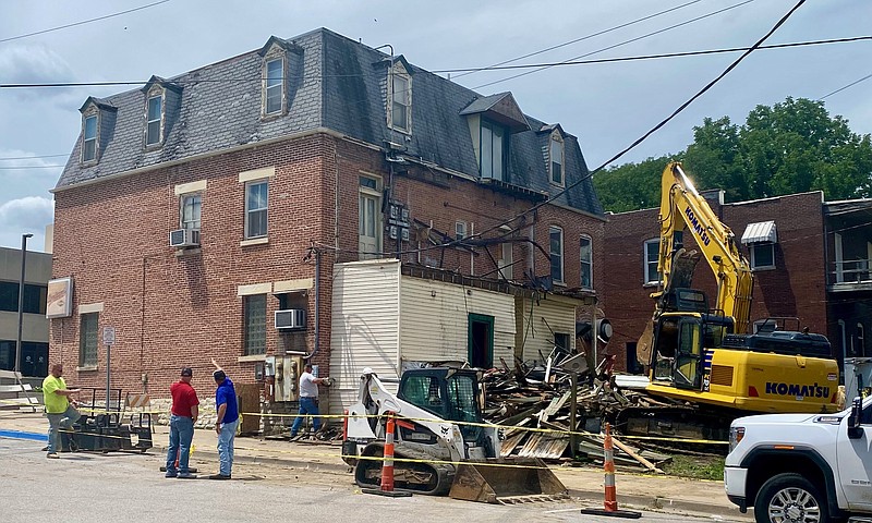 Paddy Malone's Irish Pub is undergoing renovations, including the demolition of its deck. (News Tribune/Cameron Gerber)