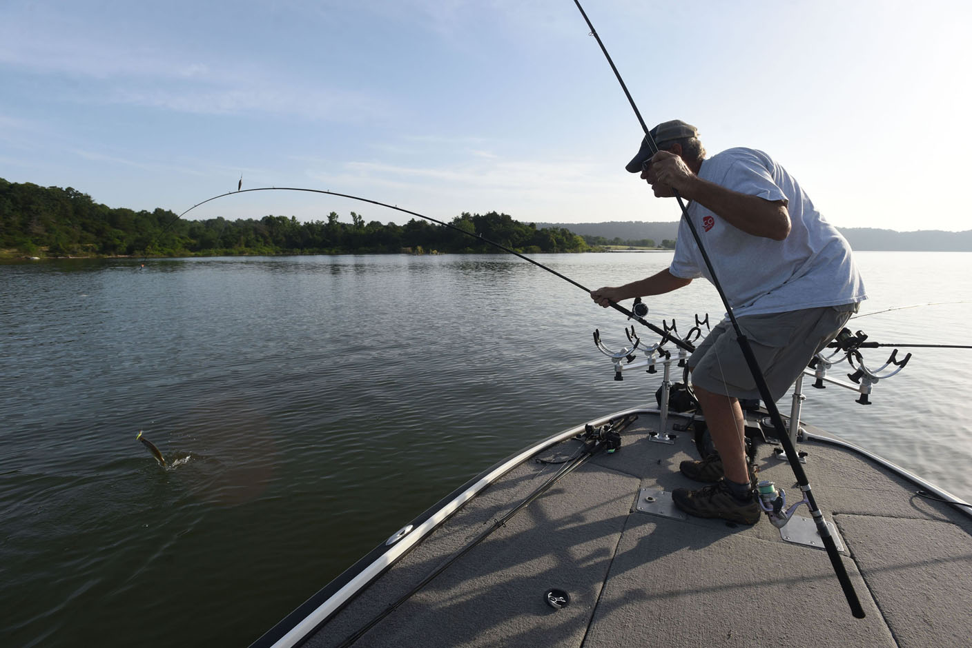 Trolling crankbaits for crappie featuring Beaver Lake crappie