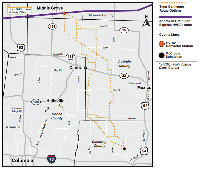 Grain Belt Express hopes to connect in Callaway County Fulton Sun