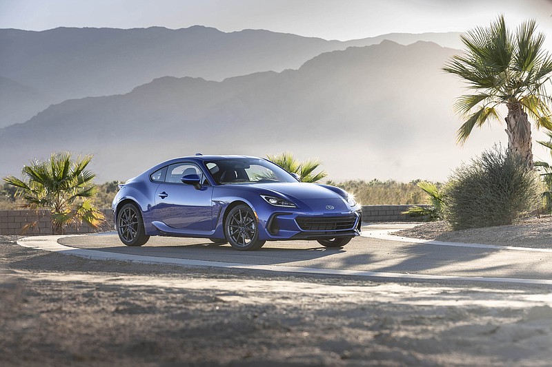 The 2022 Subaru BRZ is available with a standard six-speed manual transmission or an available six-speed automatic with a new Sport mode. (Subaru/TNS)