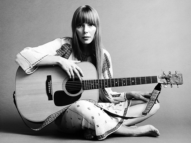 Young Joni Mitchell, circa 1972