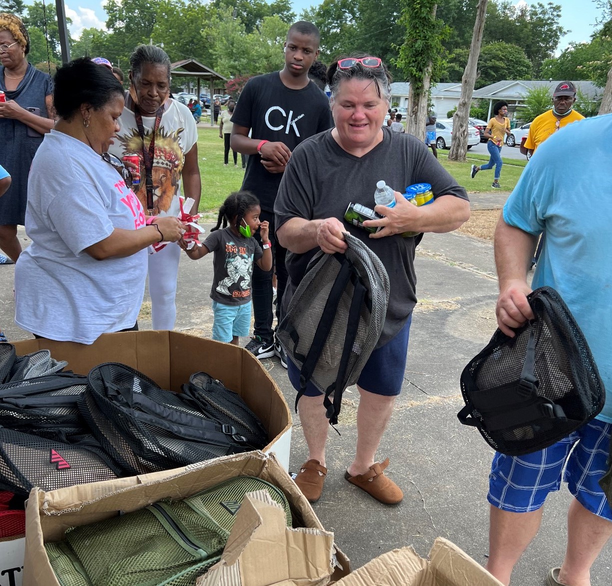 500 backpacks, food distributed in PB back-to-school giveaway