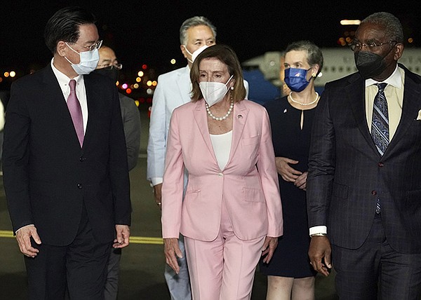 Pelosi lands in Taiwan amid tension; arrival spurs China to announce drills