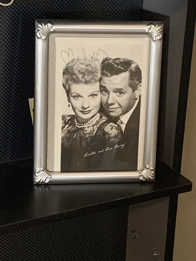 “My father bought me an autographed picture of Lucille Ball at a charity auction,” Michael Weir says. “It is by far the coolest thing” he has in his home movie retreat.

(Courtesy photo)