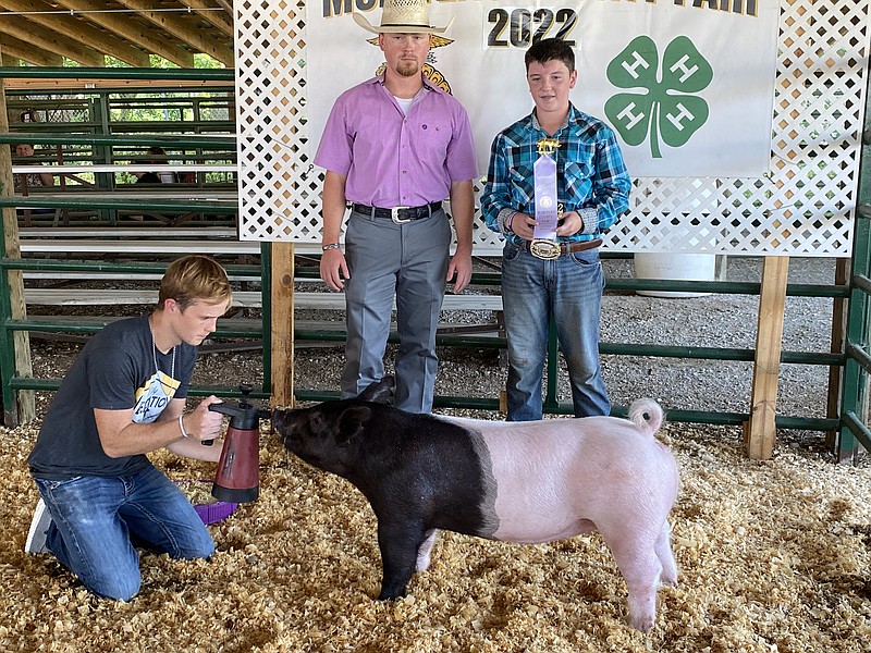 Moniteau County Fair livestock show results California Democrat