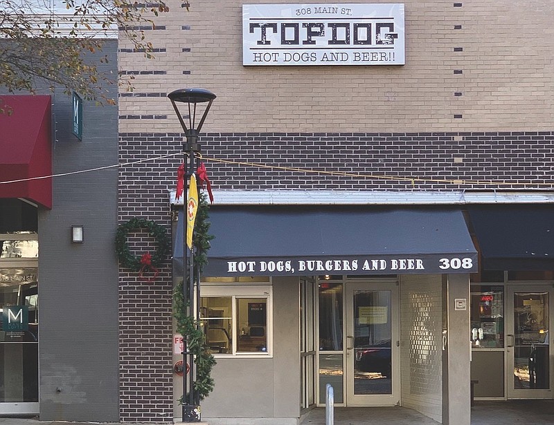 TOPDOG on Main Street has closed. (Democrat-Gazette file photo/Eric E. Harrison)