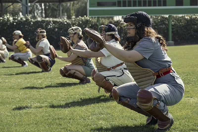 Before becoming the Rockford Peaches, women went through a series of tryouts, as depicted in “A League of Their Own.” (Prime Video/TNS/Nicola Goode)