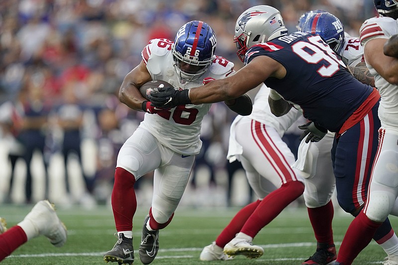 New York Giants running back Antonio Williams (21) during an NFL preseason  football game against the